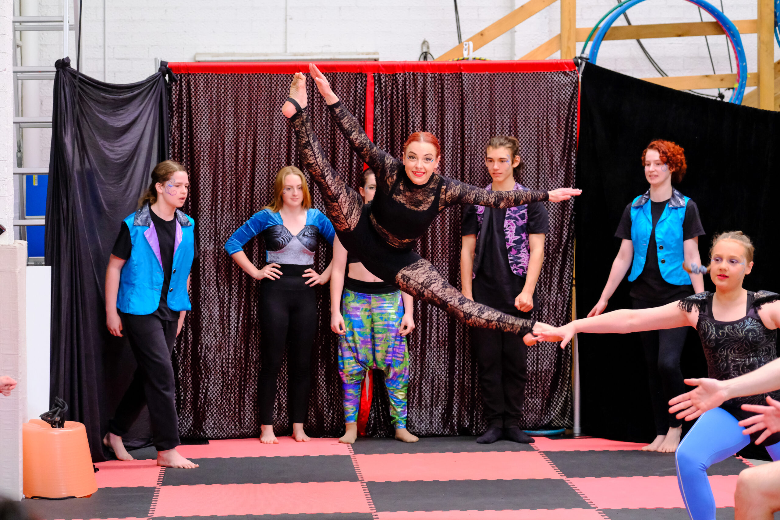 Circus performances teaching skills a circus on the Central Coast